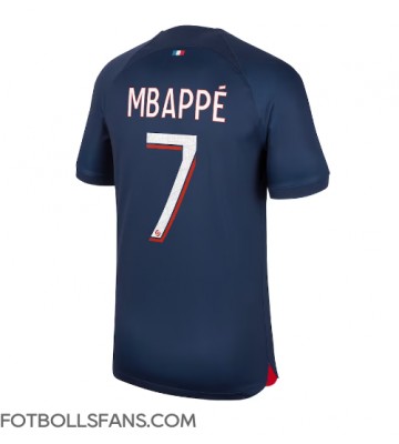 Paris Saint-Germain Kylian Mbappe #7 Replika Hemmatröja 2023-24 Kortärmad